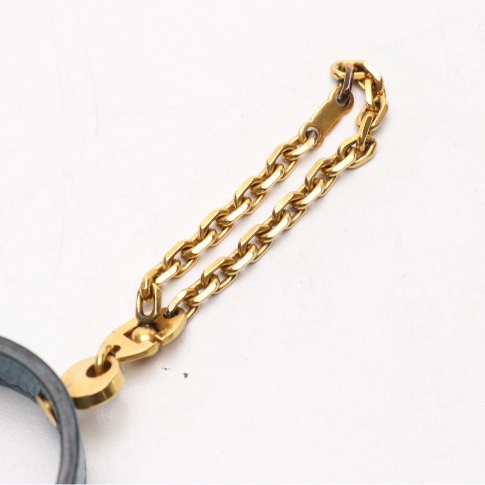 Hermès Nomade Glove Holder in Sellier Blue Leather - Picture 4 of 6